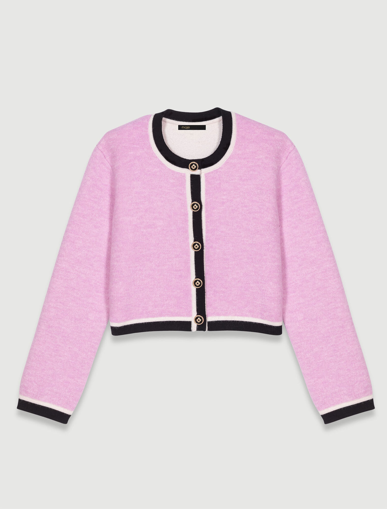 Cardigan corto in maglia