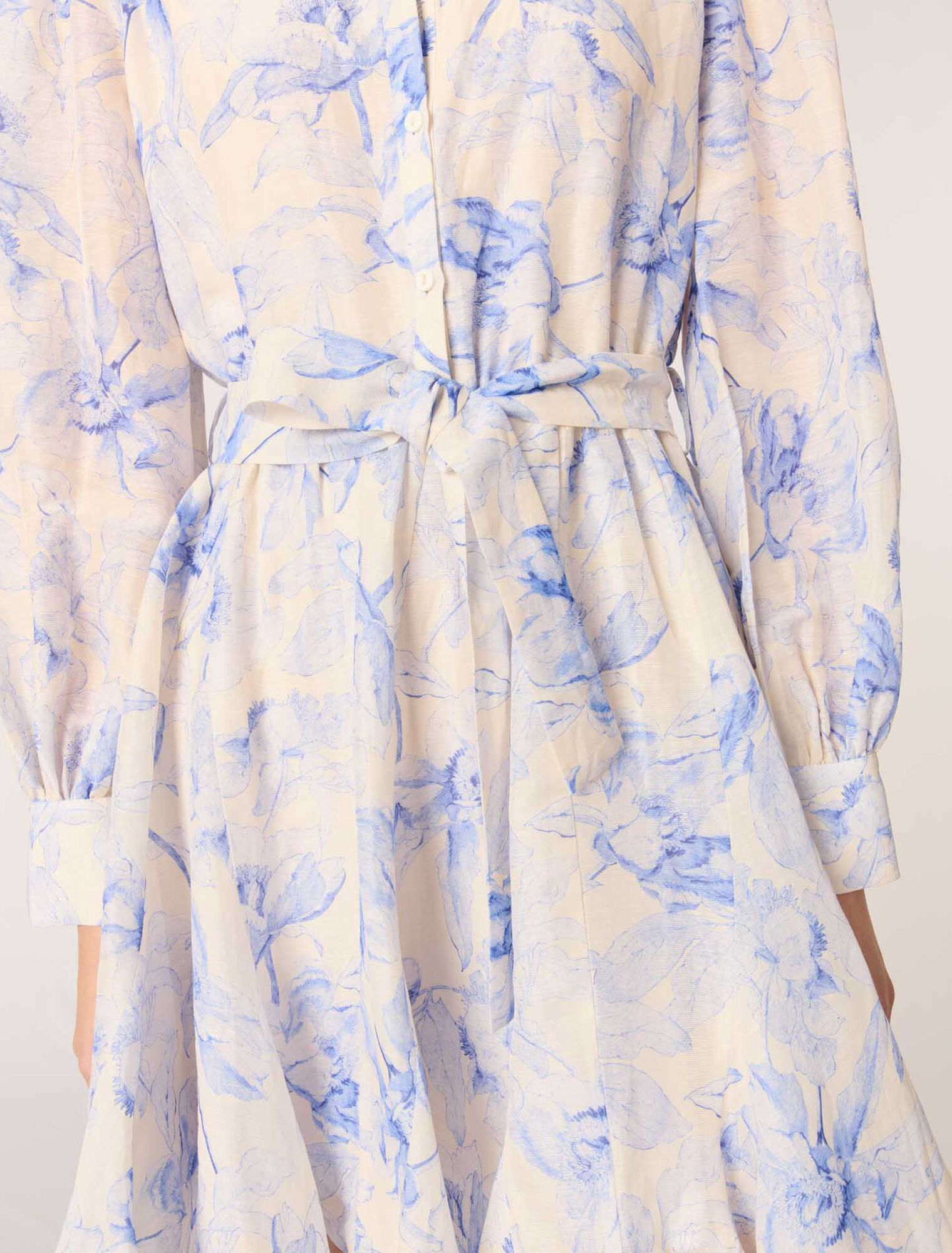 Abito a camicia con stampa
