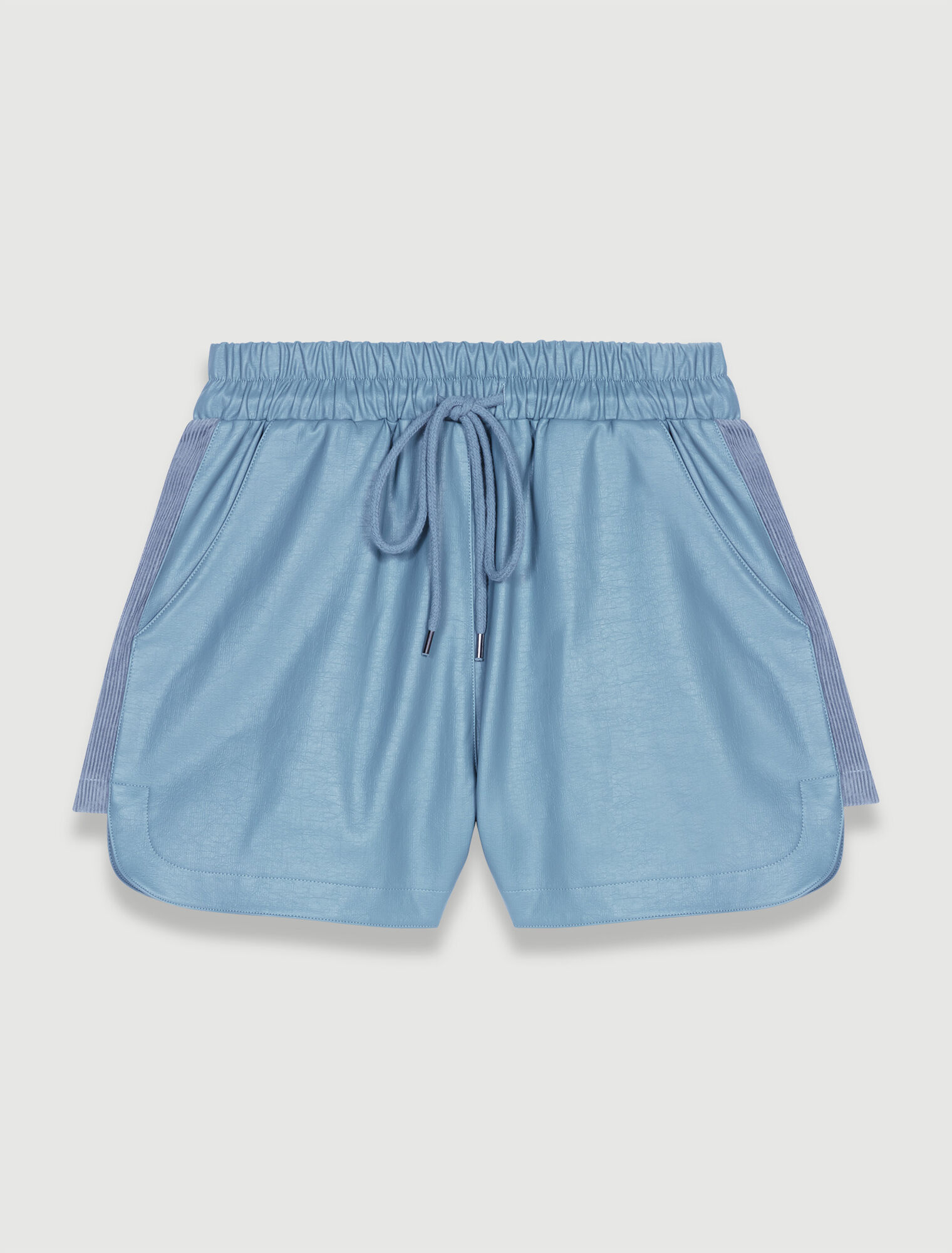 Shorts effetto pelle