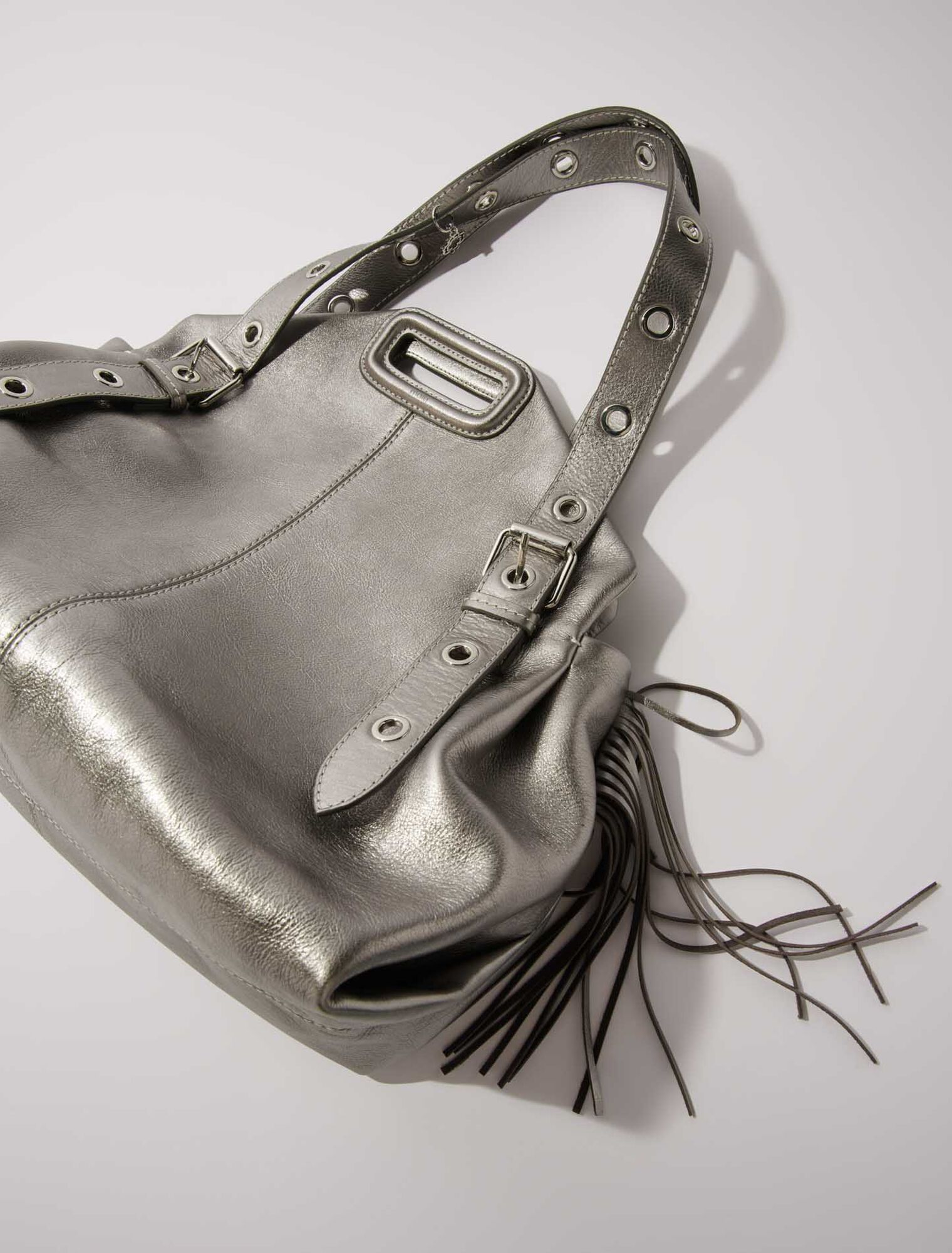 Borsa Miss M XL pelle metallizzata