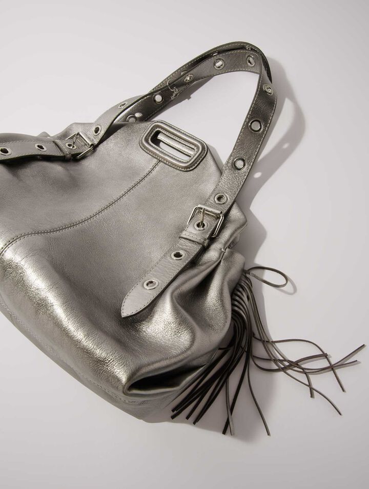 Borsa Miss M XL pelle metallizzata