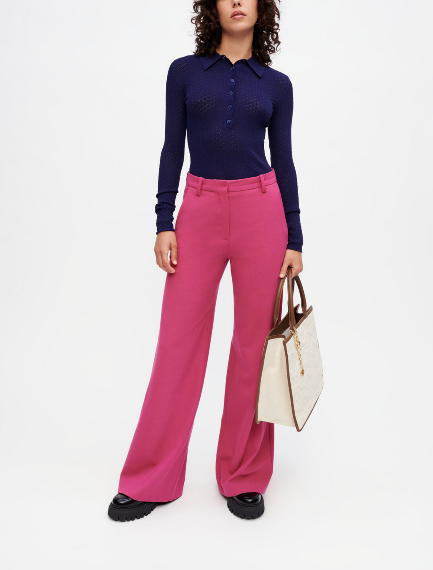 Pantaloni sartoriali stretch