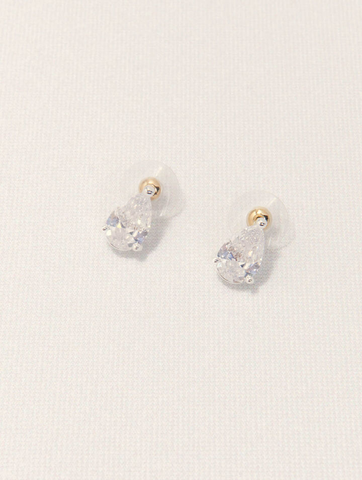 Orecchini piccoli con strass