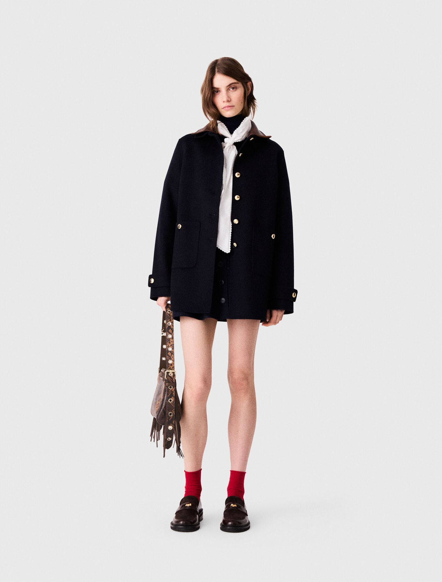 Cappotto double face medio lungo