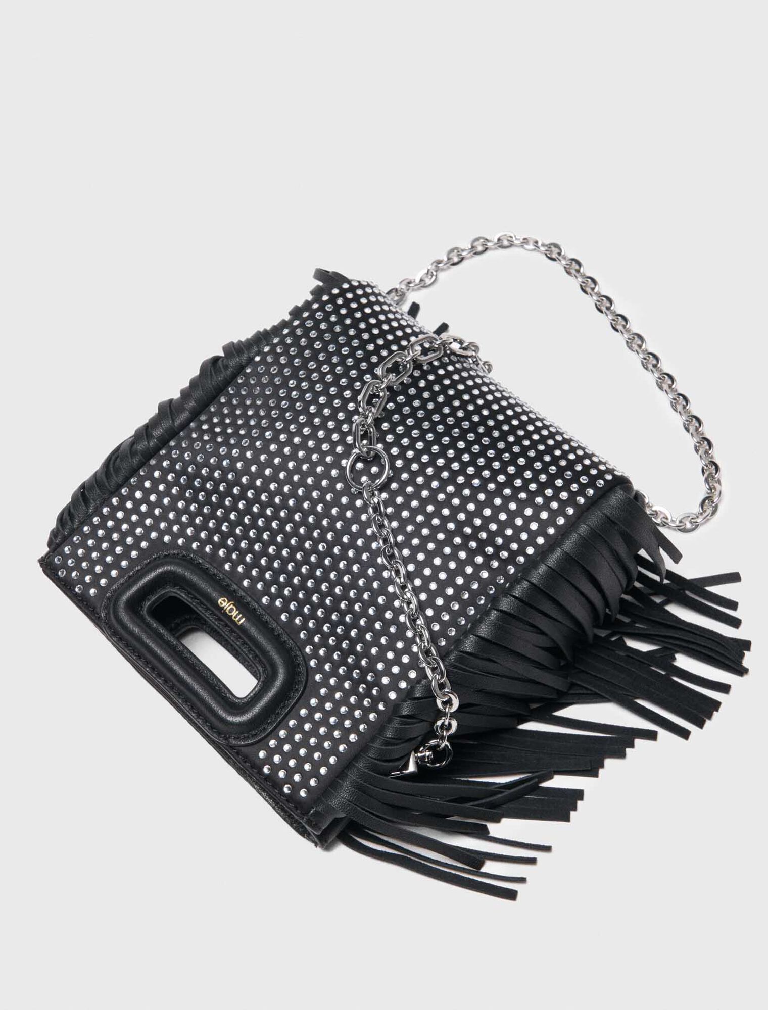 Borsa M mini con strass
