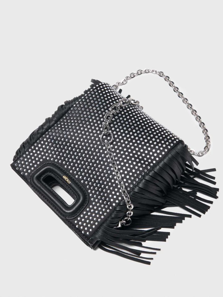 Borsa M mini con strass
