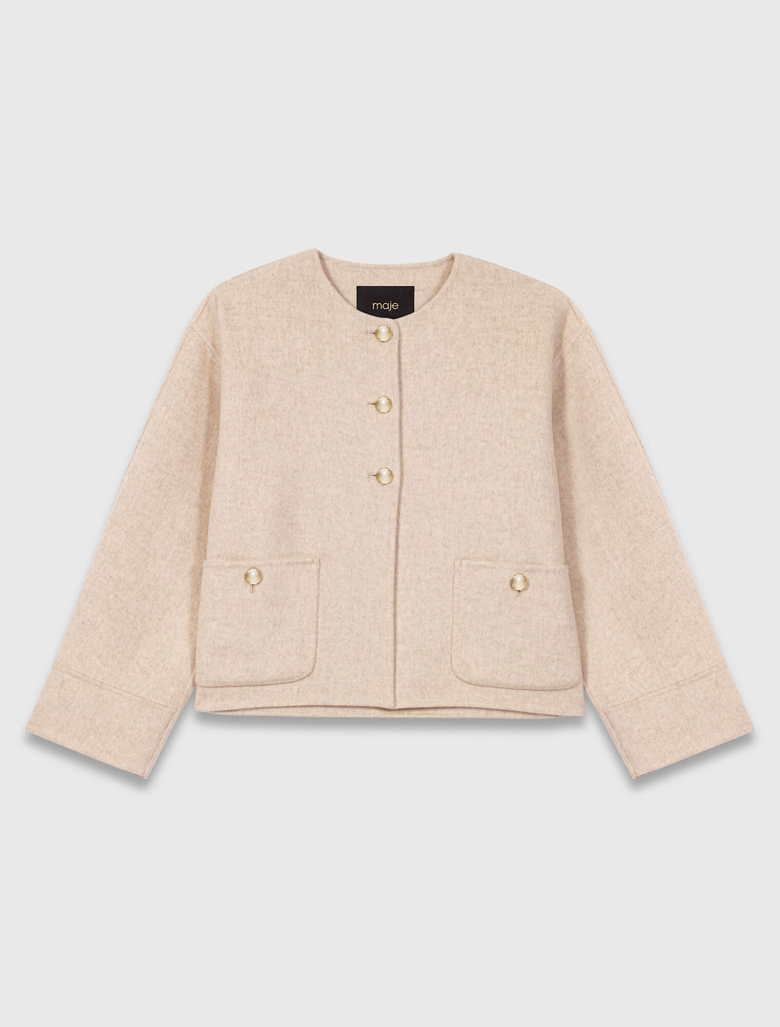 Cappotto corto in lana
