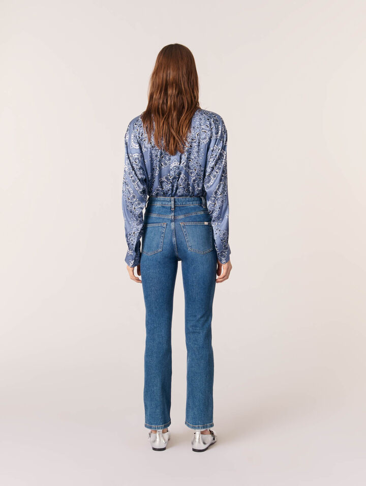 Camicia fluida con stampa