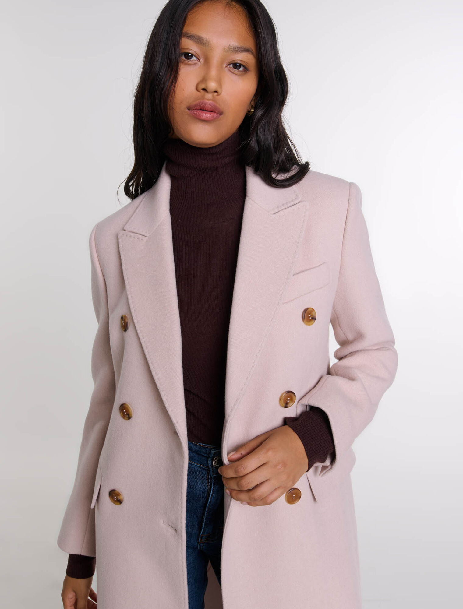 Cappotto lungo con fodera