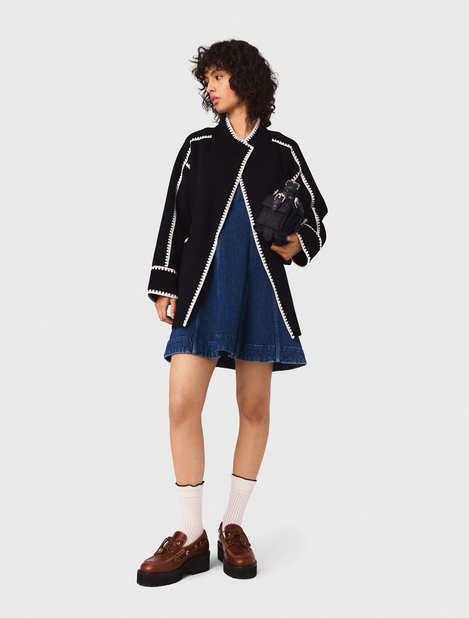 Cappotto corto double face