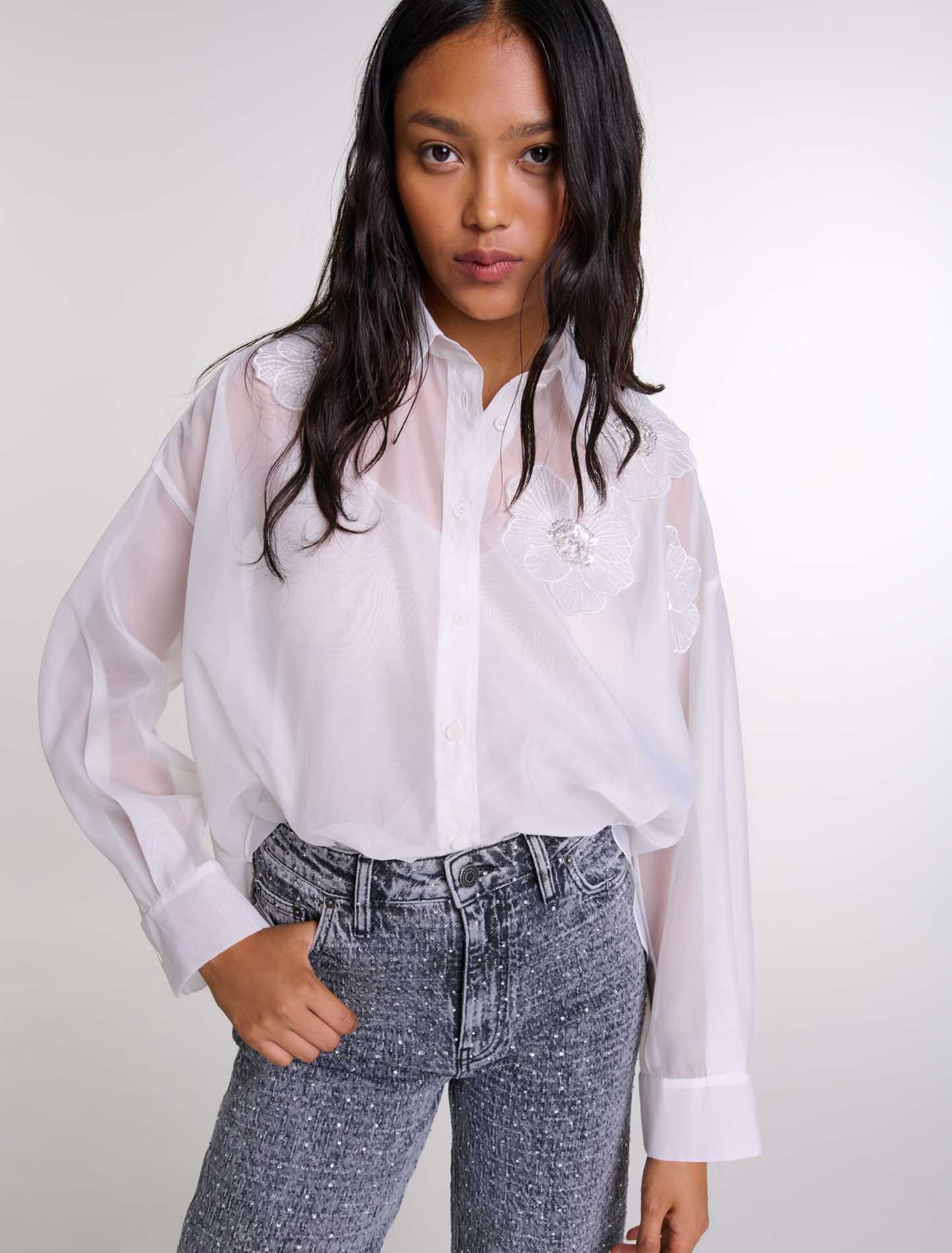 Camicia in organza