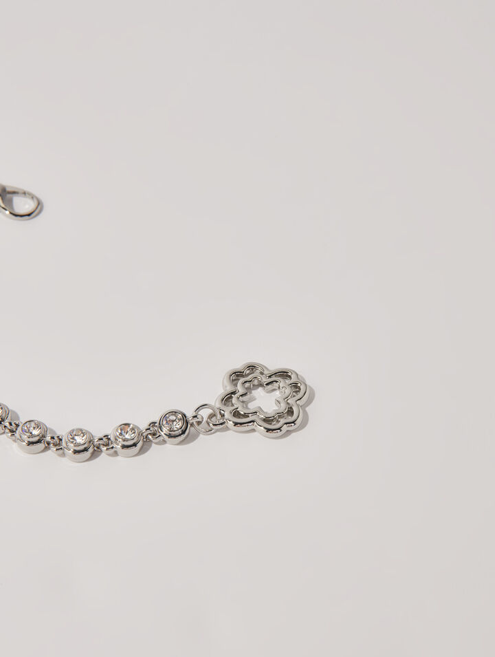 Cintura con catenina e strass