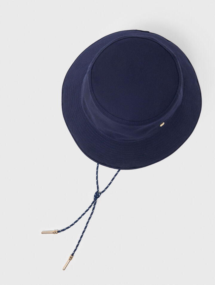 Cappello a tesa larga in cotone