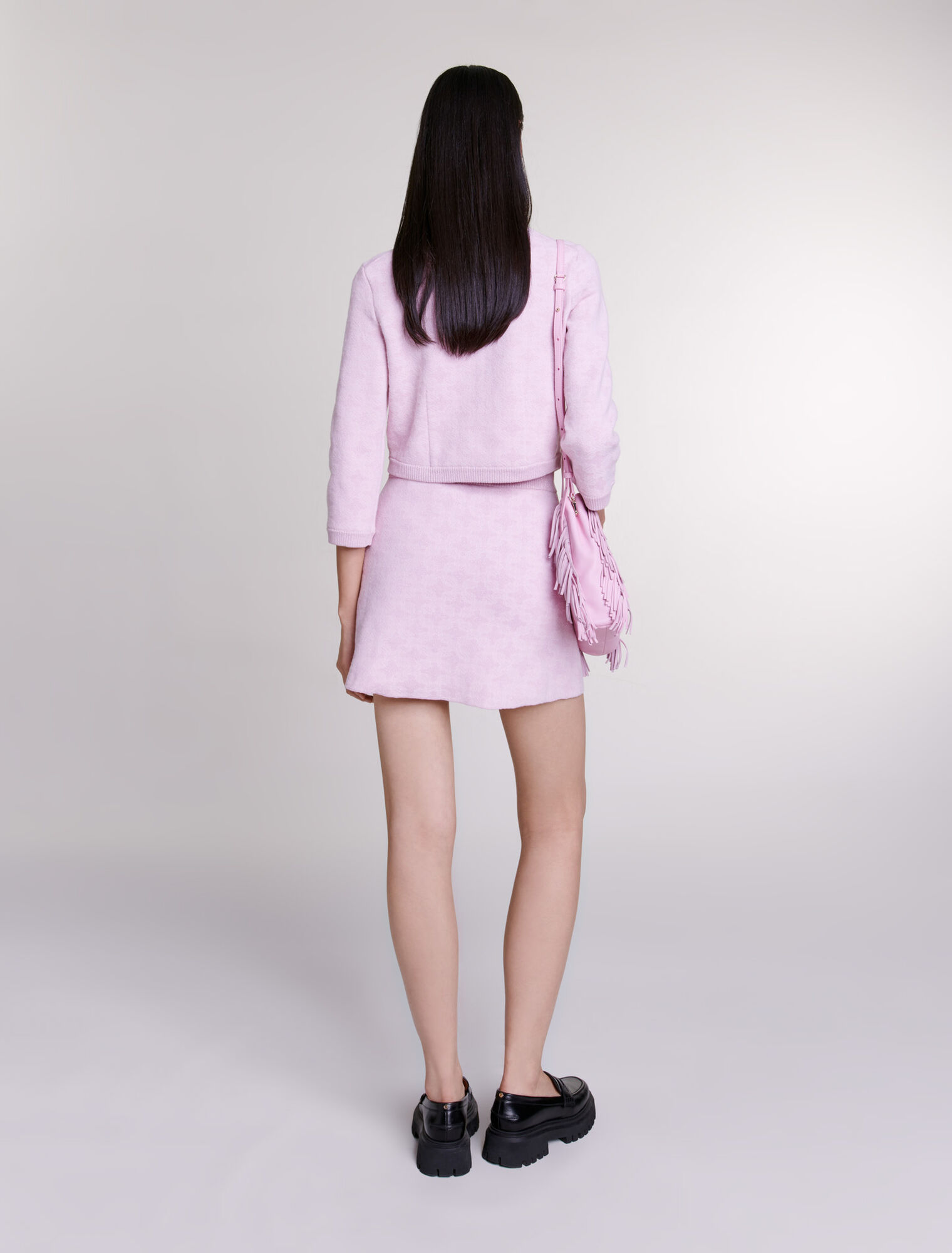 Gonna in maglia jacquard