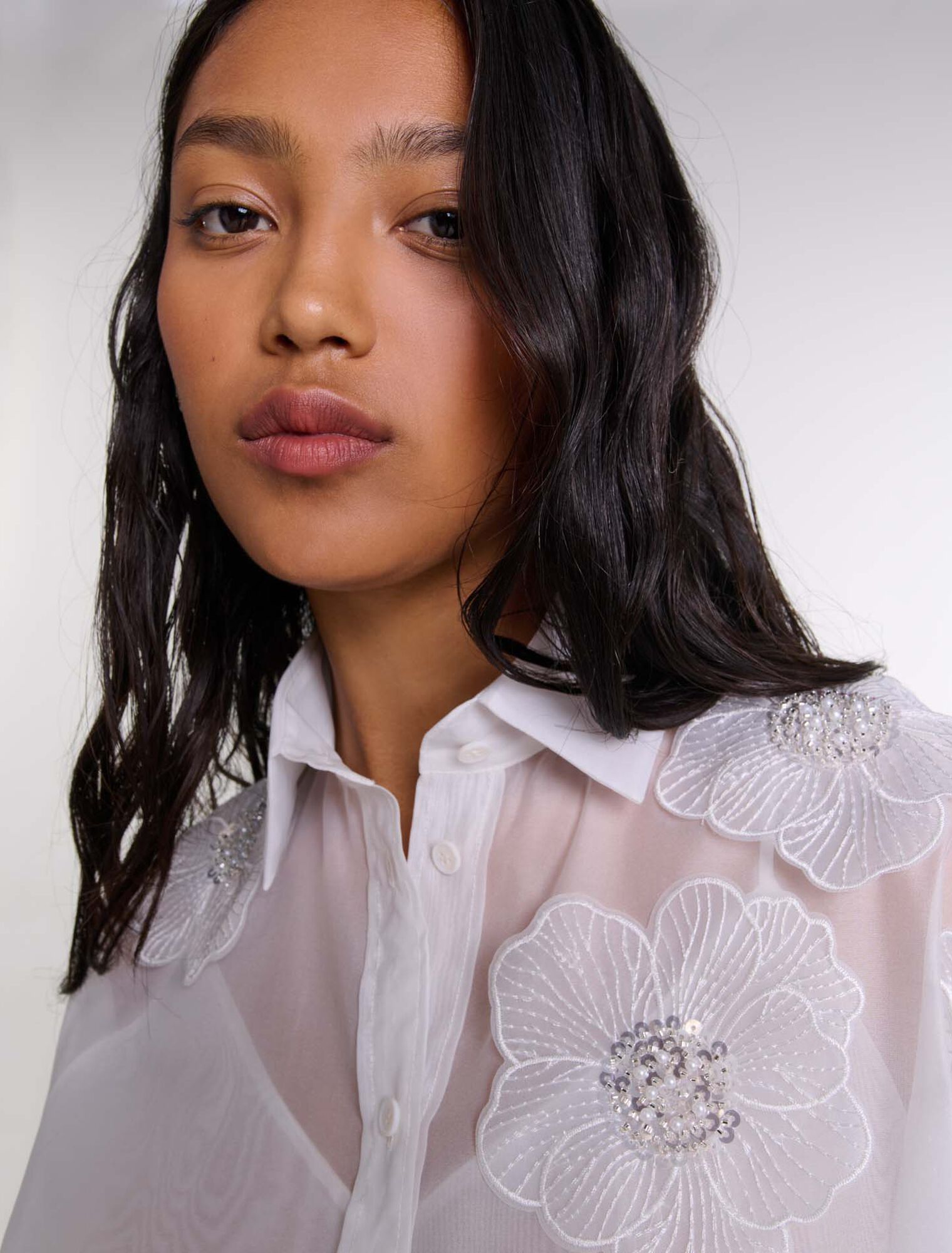 Camicia in organza