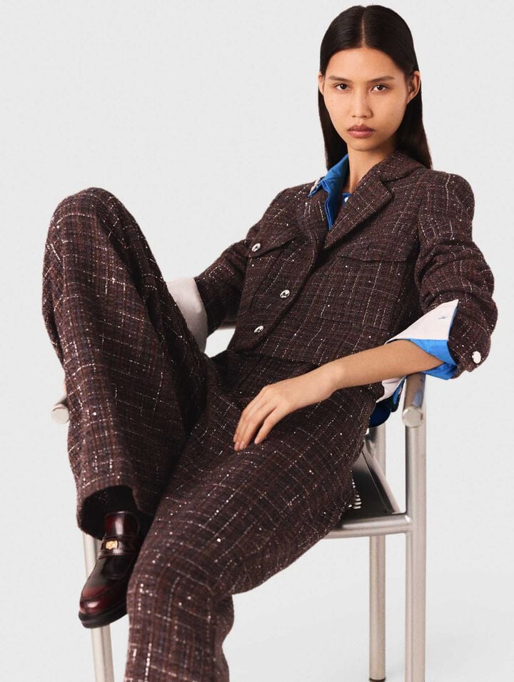 Pantaloni in tweed