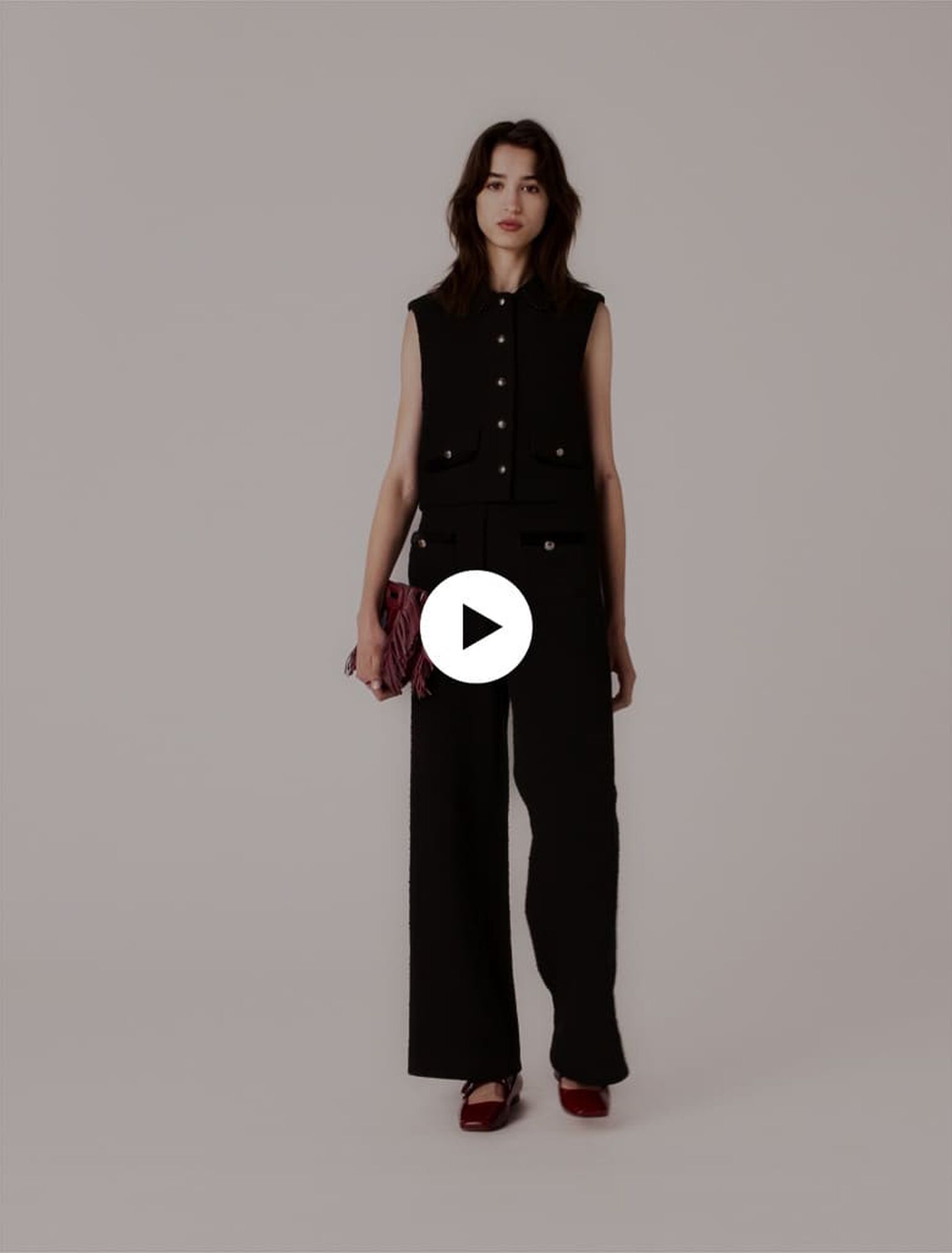 Pantaloni in tweed