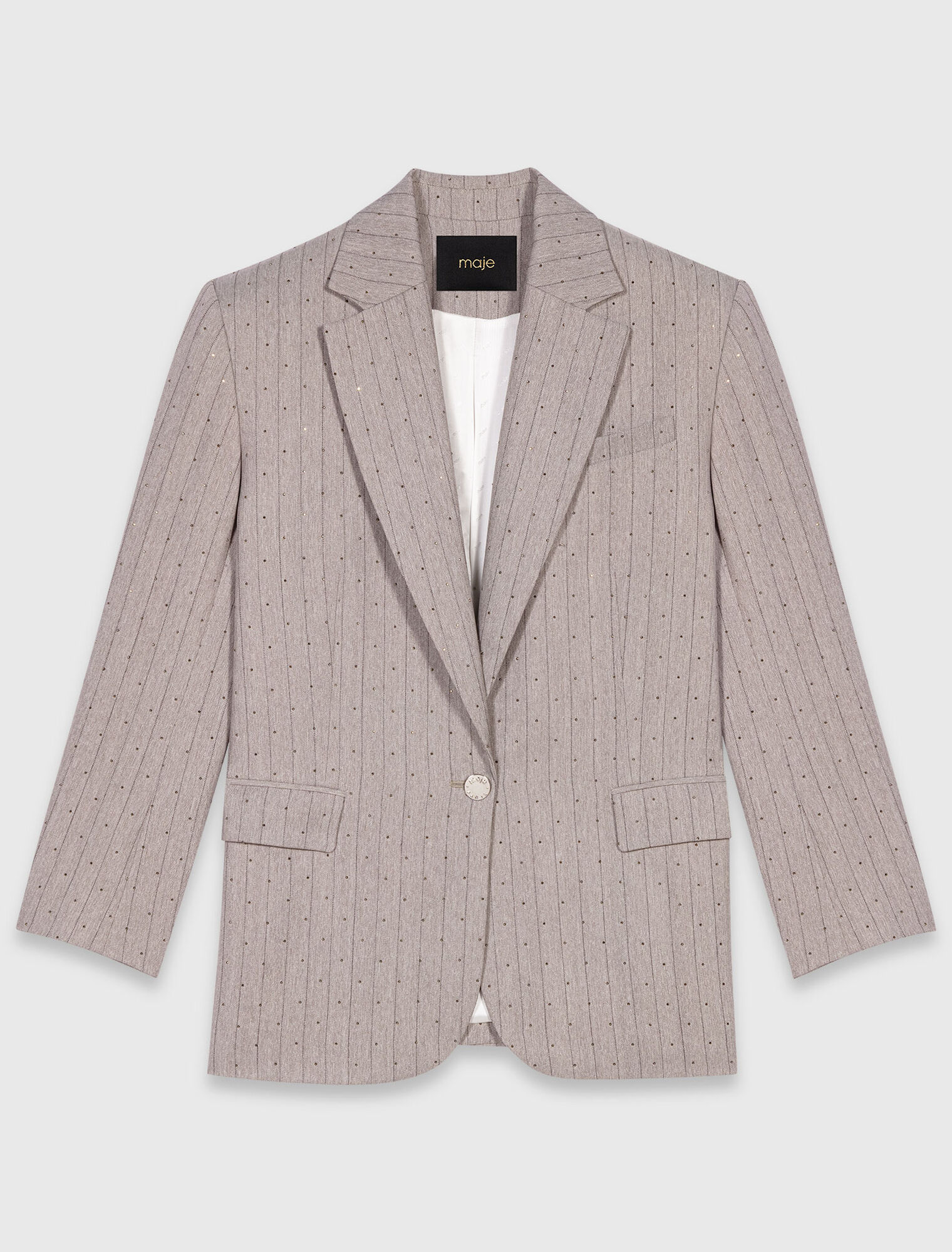 Giacca da tailleur con strass