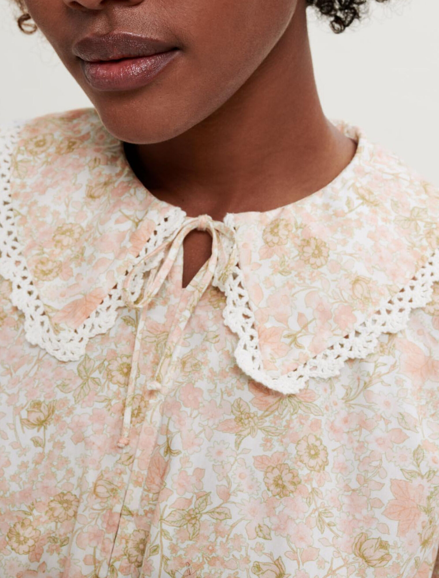 Camicia in cotone con stampa