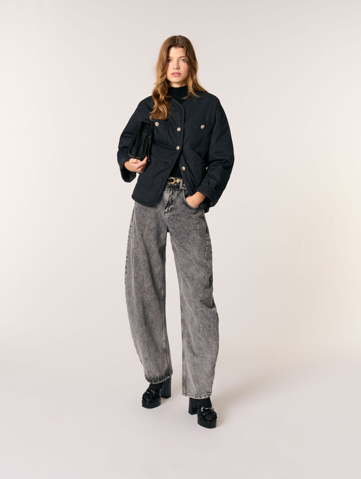 Cappotto trapuntato reversibile