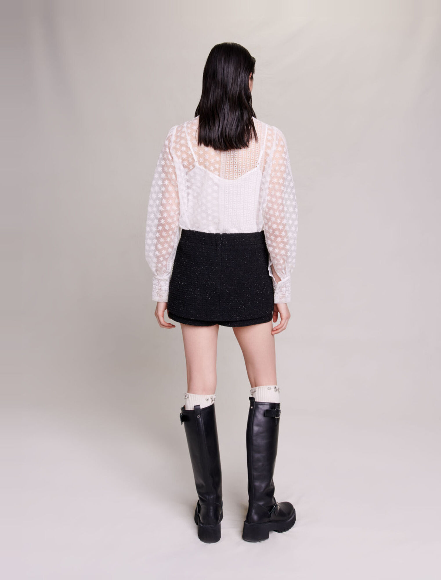 Camicia trasparente
