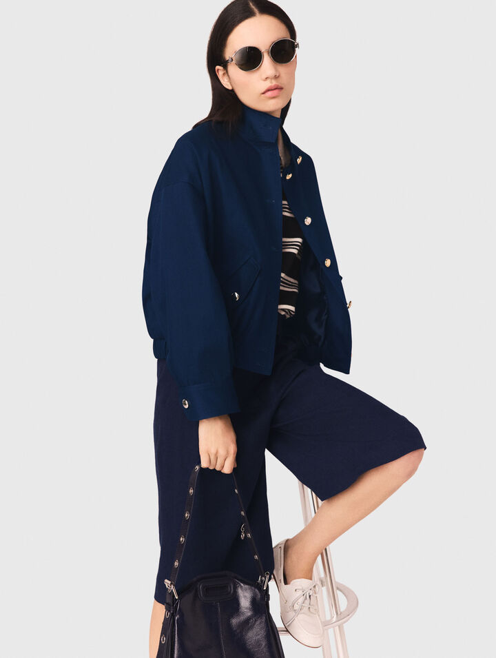 Giubbotto bomber in cotone