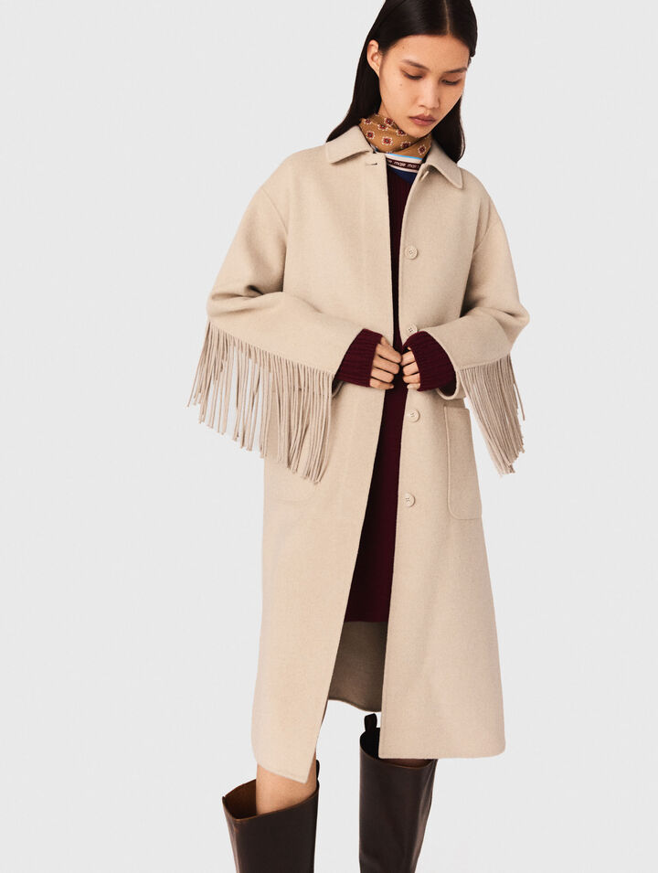 Cappotto lungo in lana