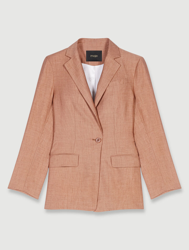 Giacca da tailleur in lino