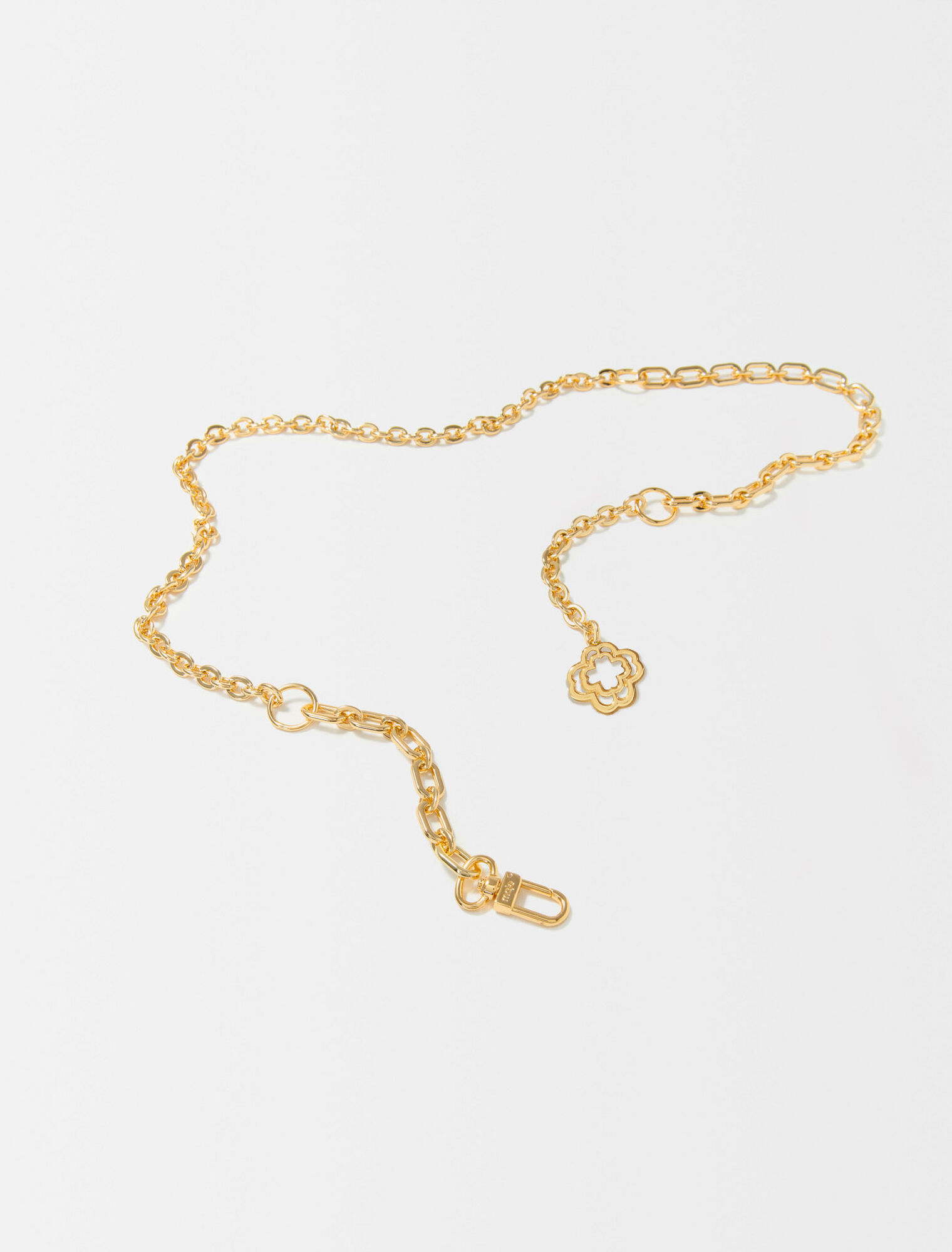 Cintura a catena con logo del Clover