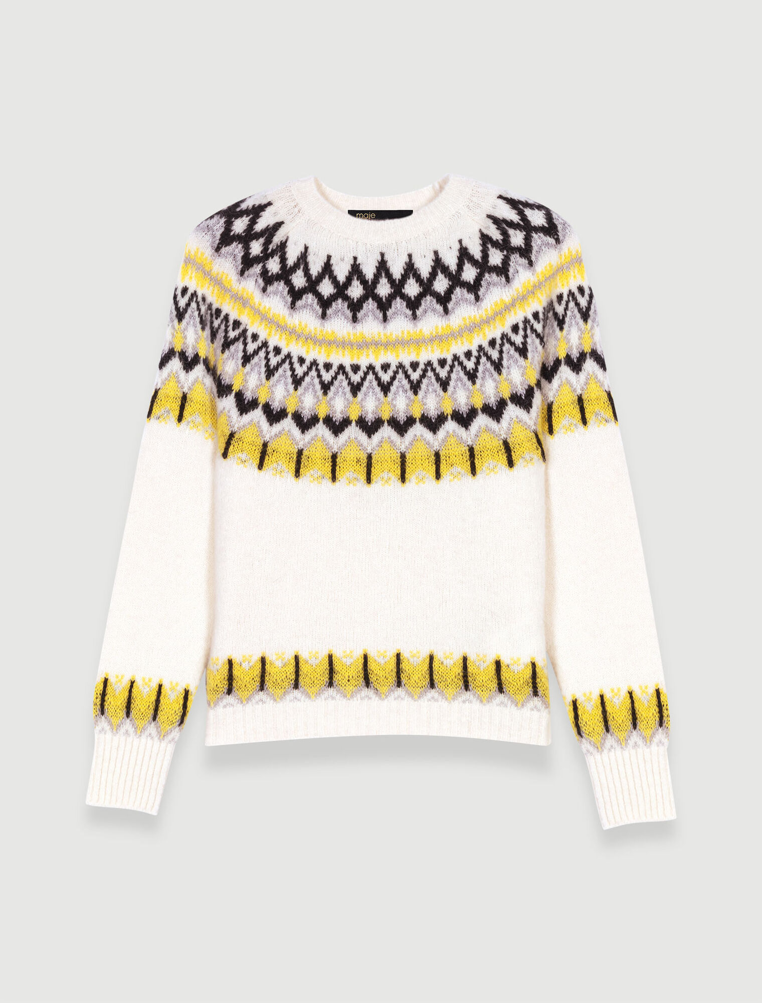 Maglione in lana jacquard