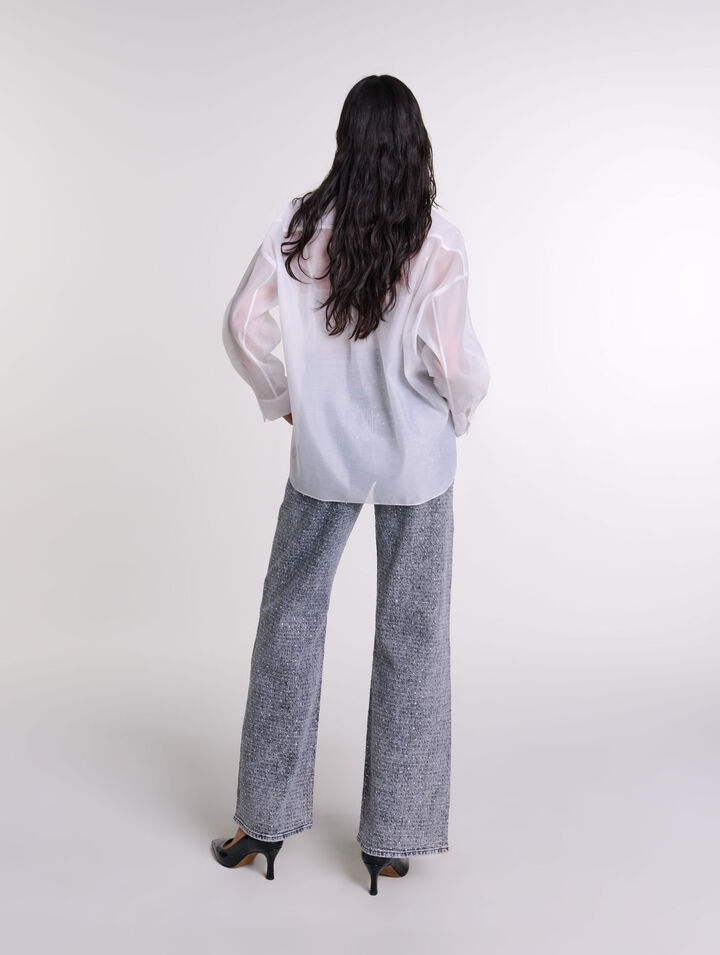 Camicia in organza
