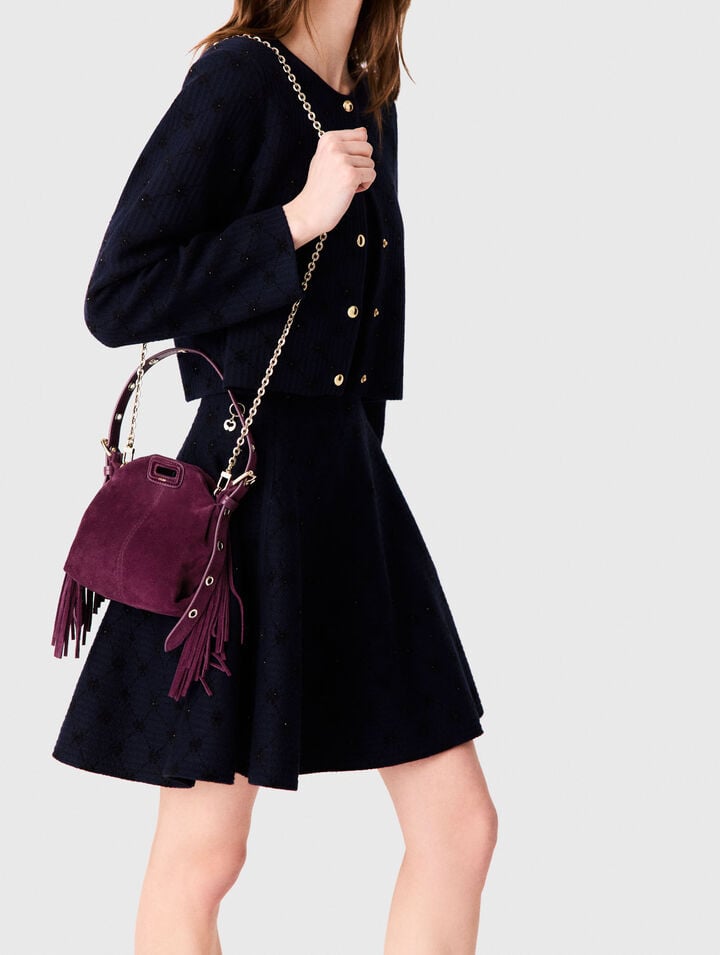 Borsa Miss M micro in camoscio
