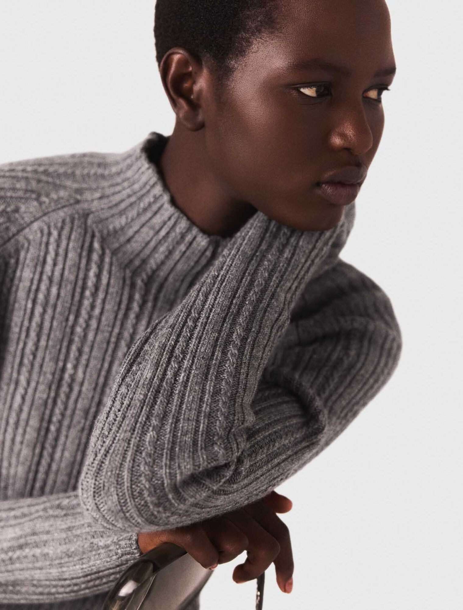 Abito in maglia con pull removibile