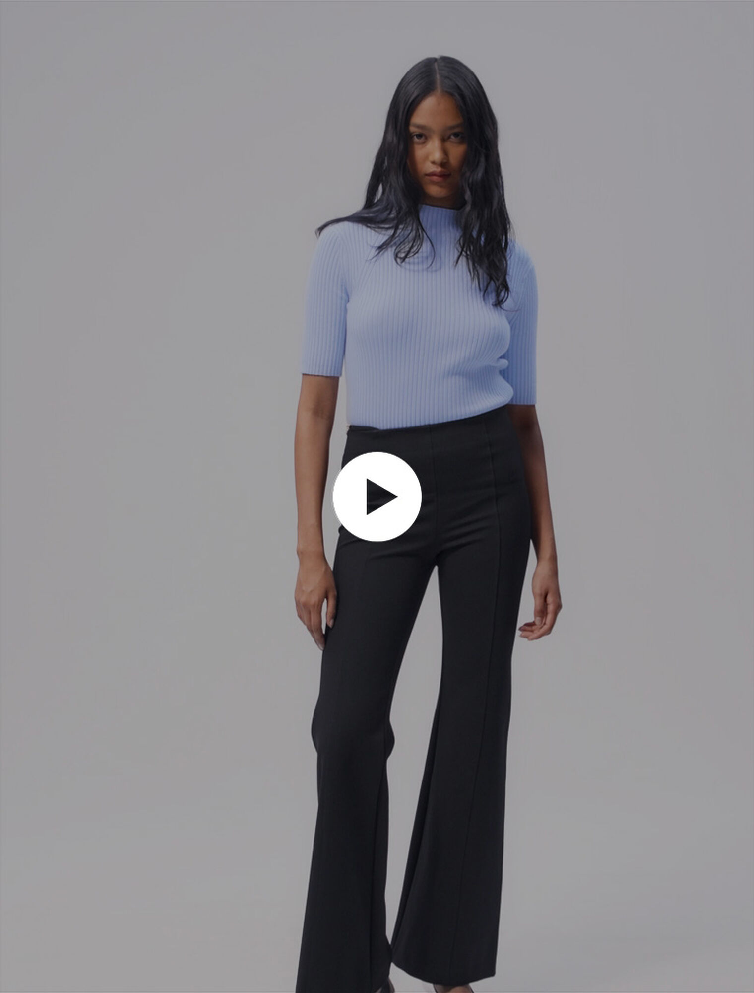 Pantaloni con dettaglio bijoux