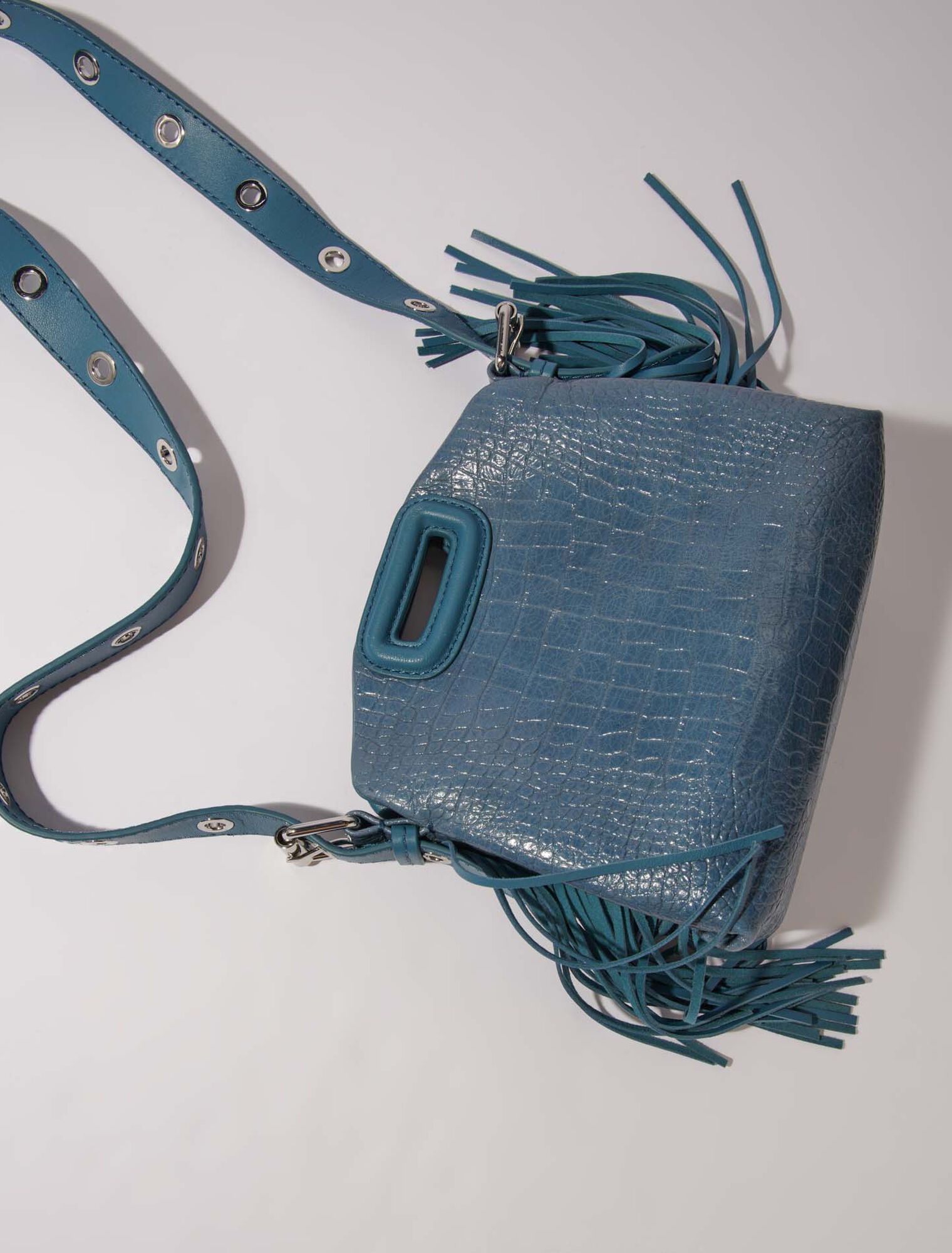 Borsa Miss M Mini pelle coccodrillo