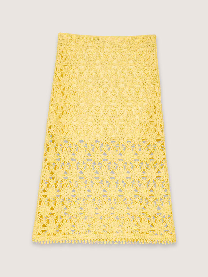 Gonna lunga in crochet