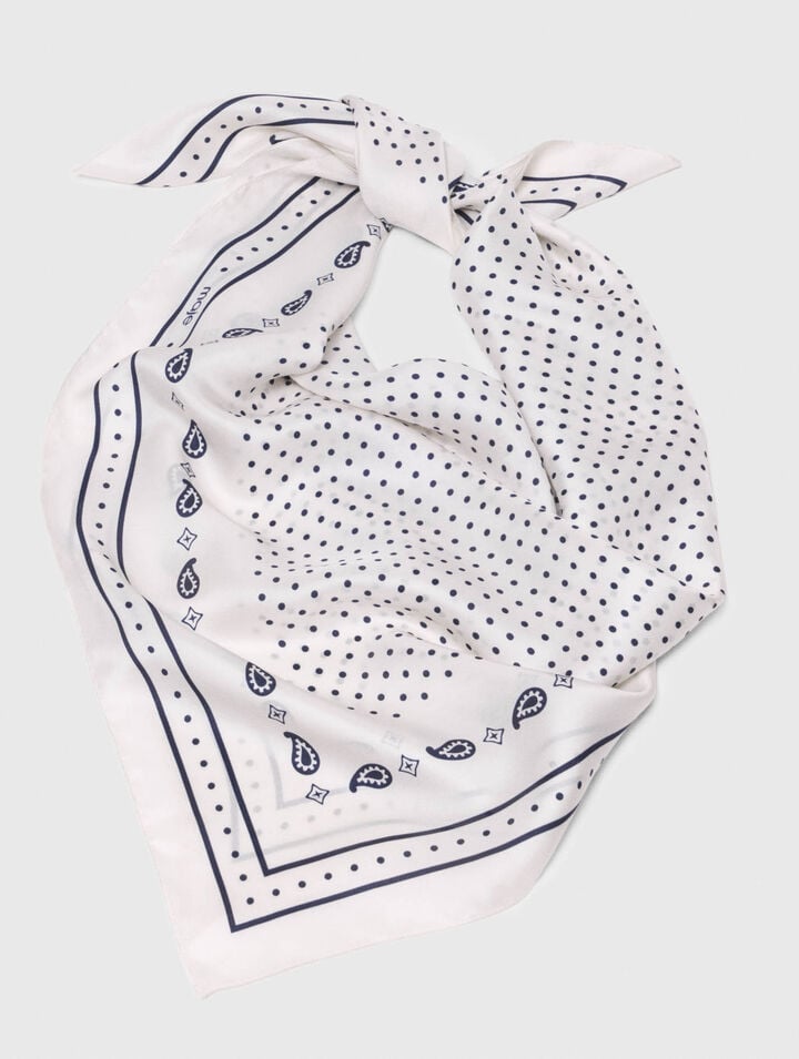 Foulard 90x90 in seta stampato