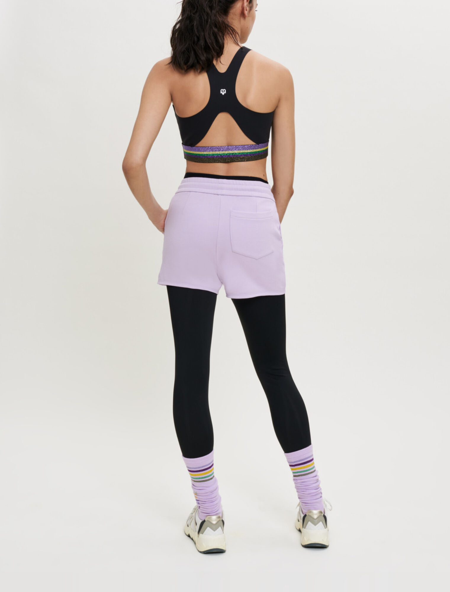 Pantaloncini sportivi in pile