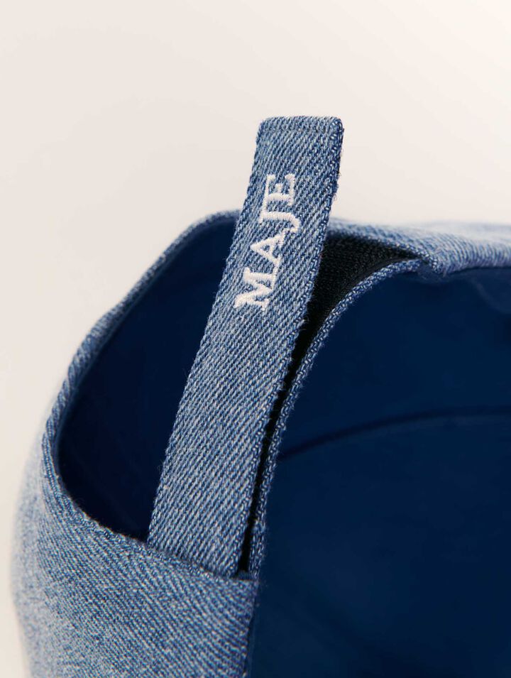 Cappellino in denim
