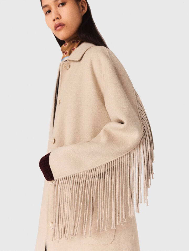 Cappotto lungo in lana