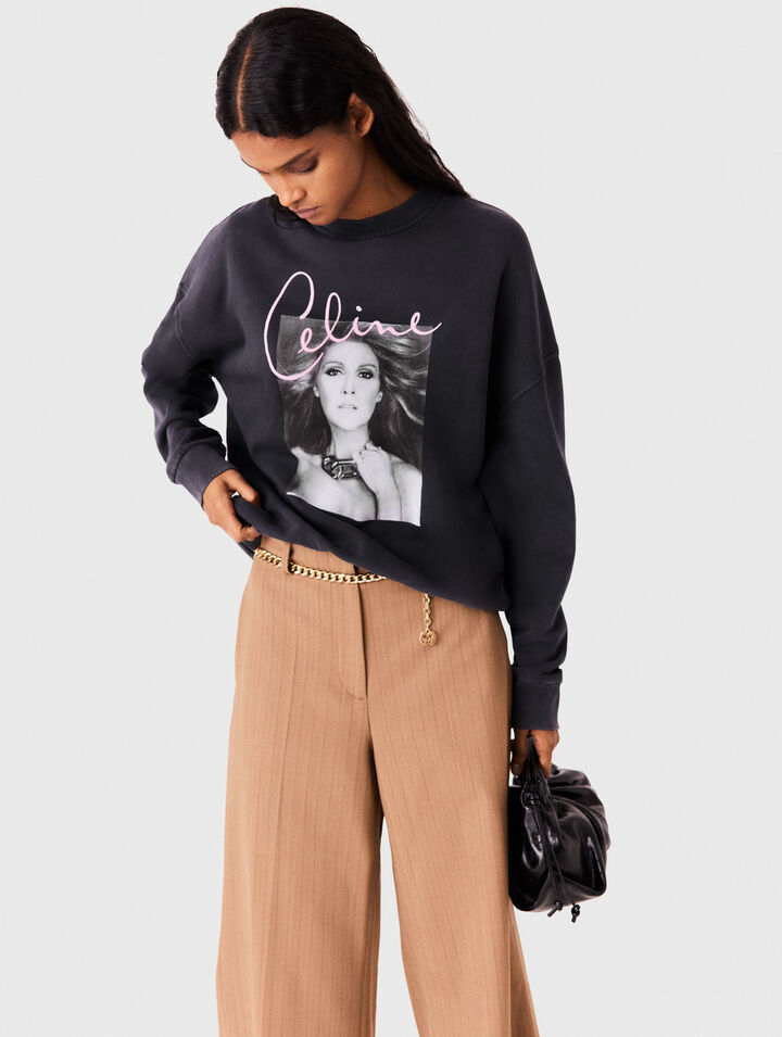 Felpa Maje x C&eacute;line Dion