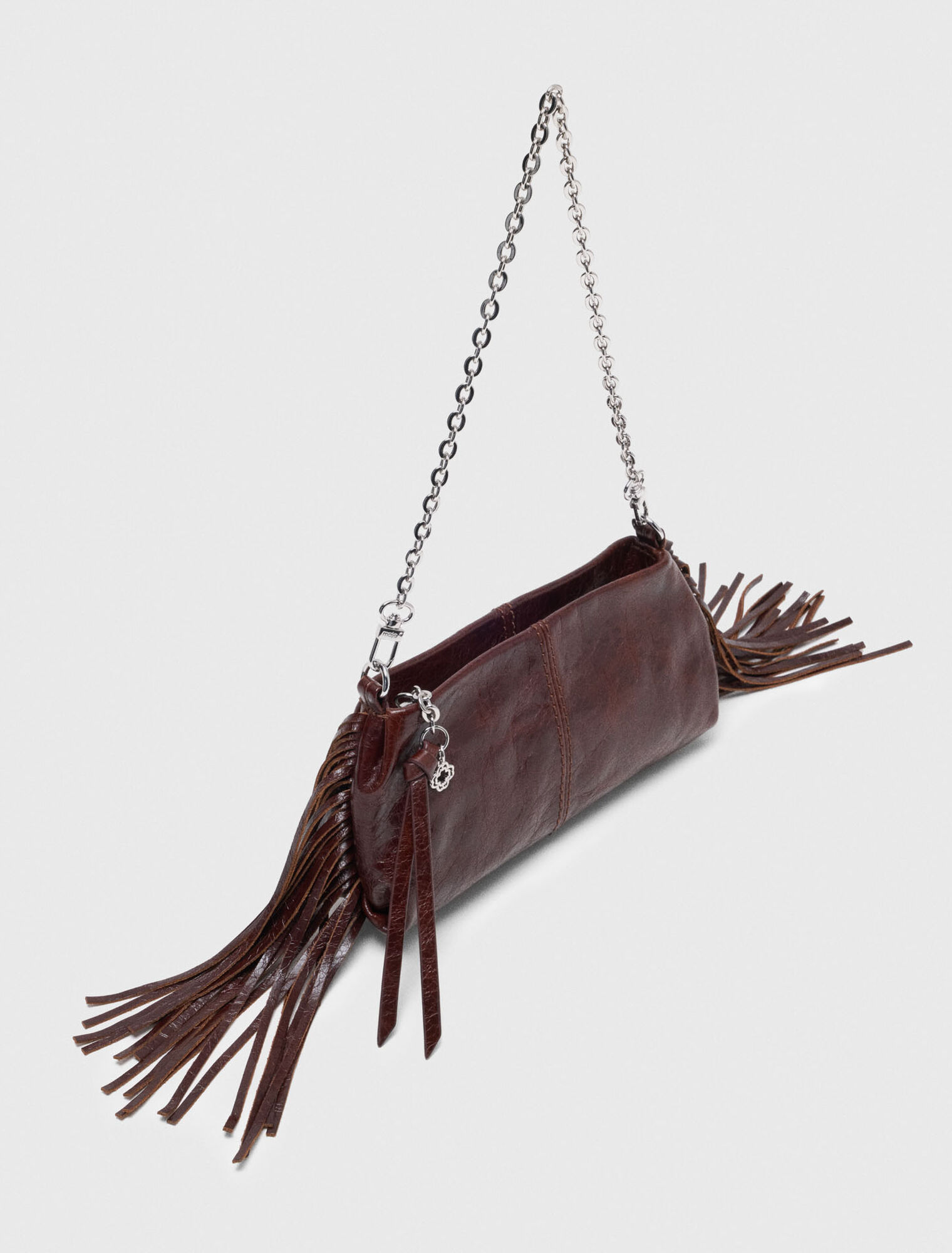 Pochette Miss M pouch pelle vernice