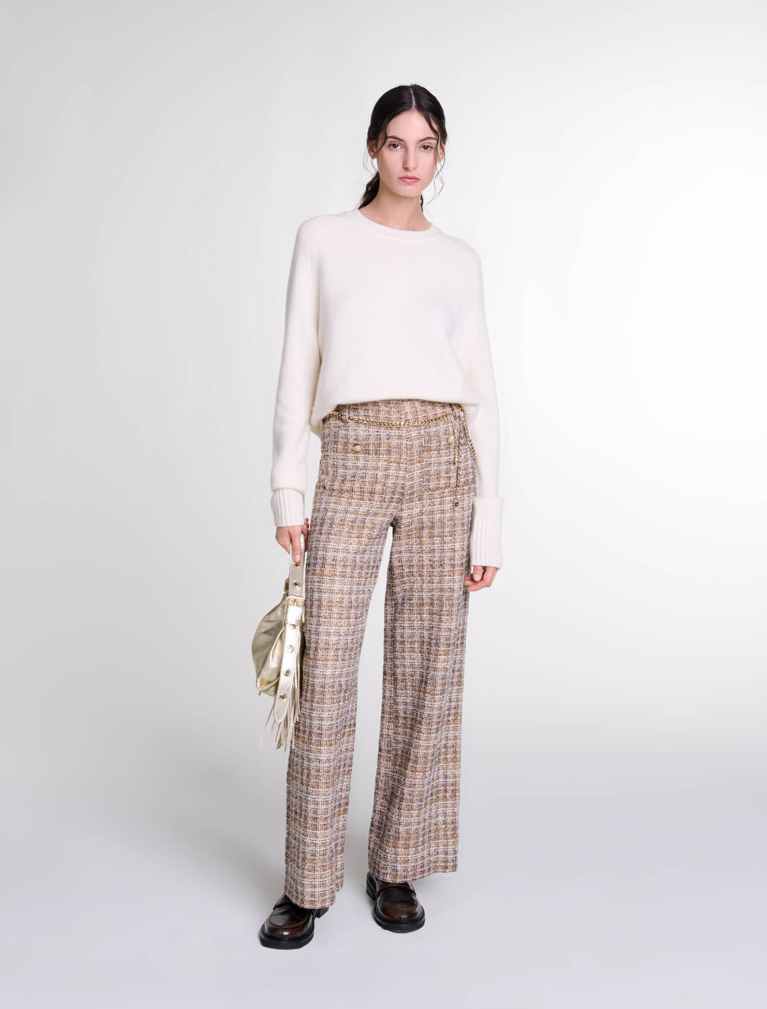 Pantaloni in tweed