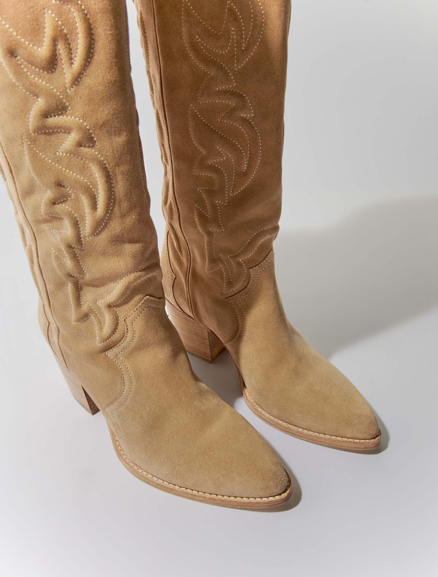 Stivali da cowboy in pelle