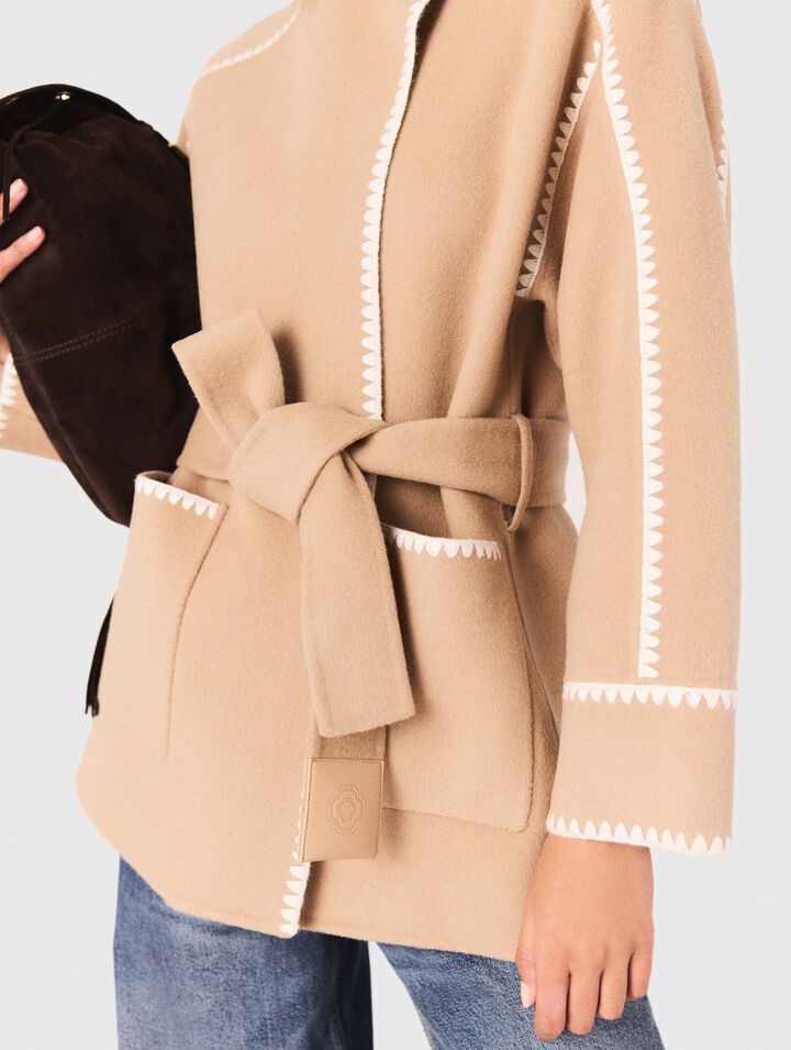 Cappotto corto double face