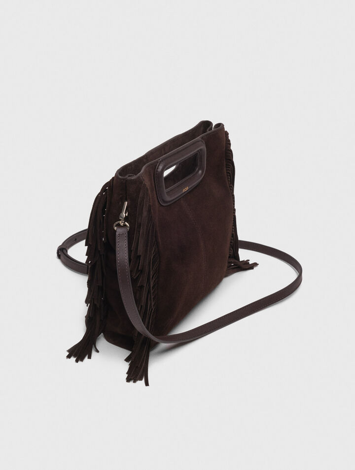 Borsa M in pelle scamosciata