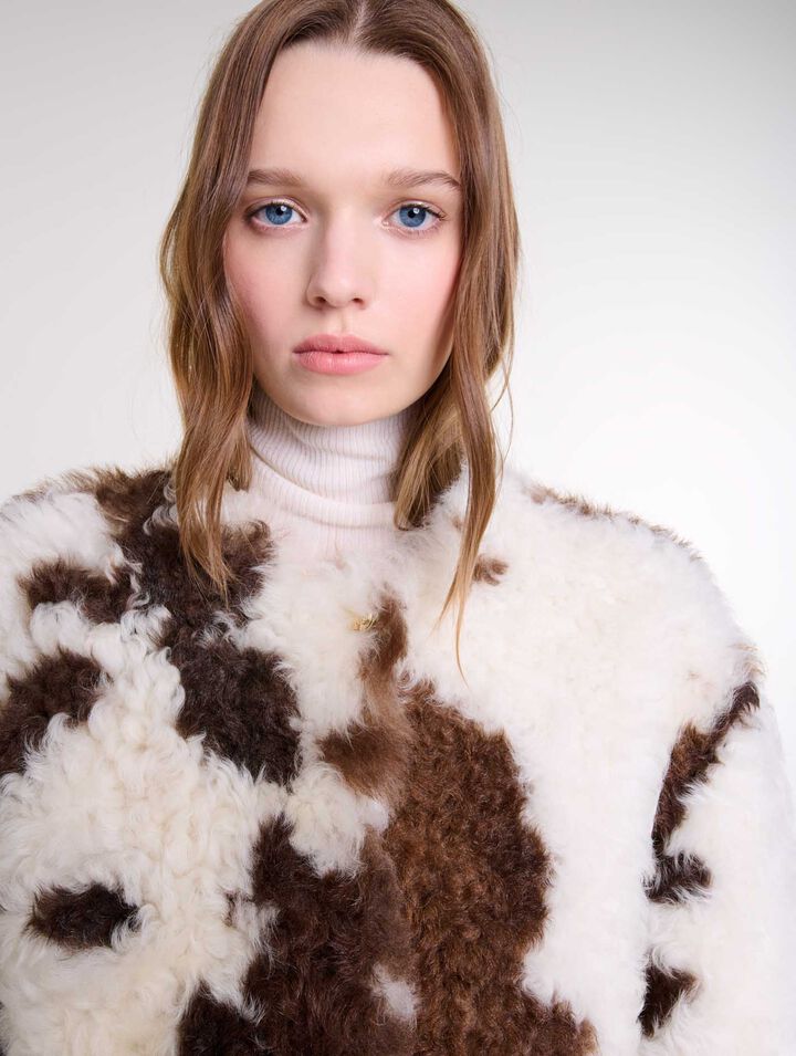 Shearling reversibile