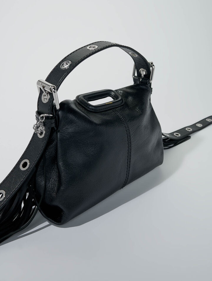 Mini-bag Miss M in pelle craquelé