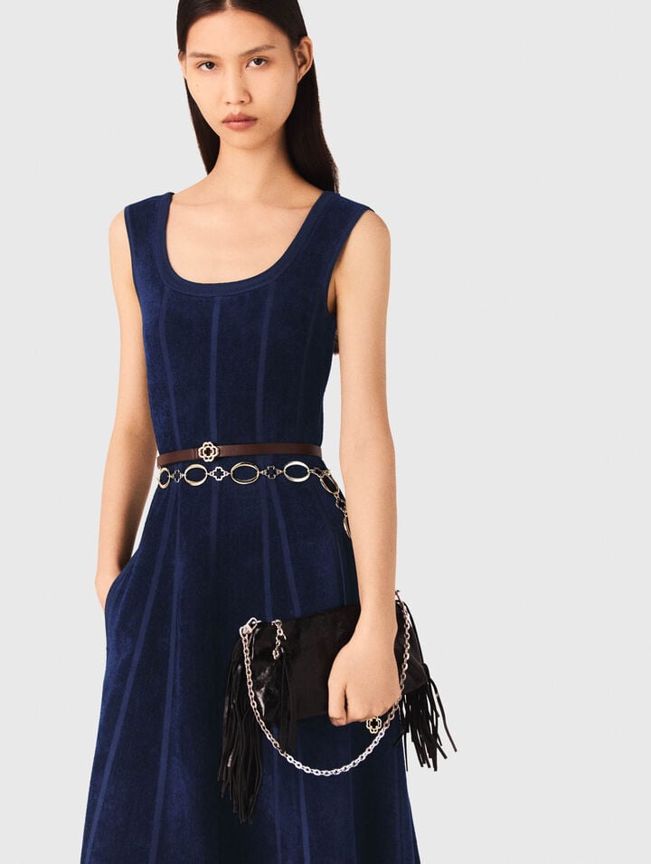 Pochette Miss M pouch pelle vernice