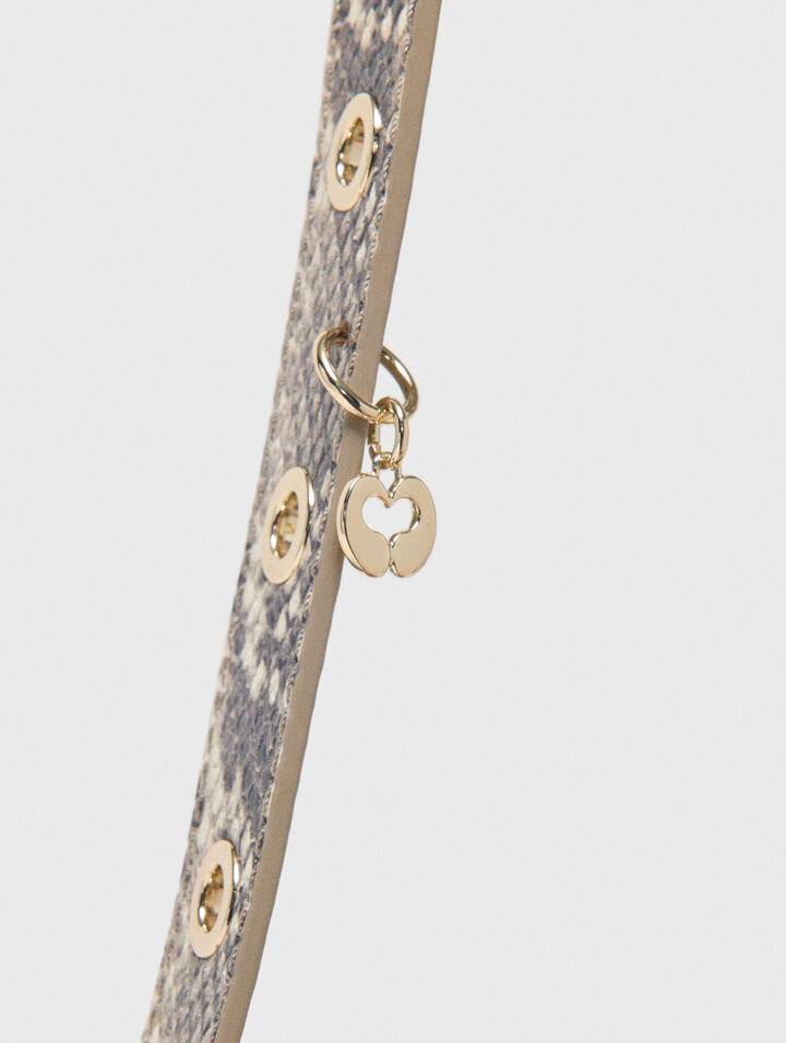 Borsa Miss M mini stampa pitone